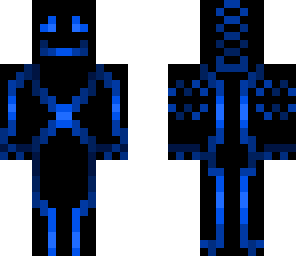 black and blue