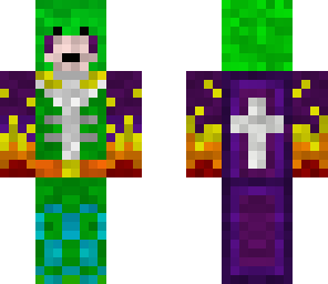 purple green guy