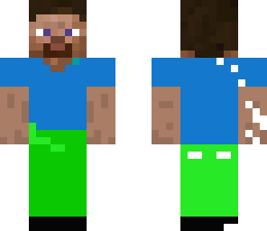 steve blueer shirt green pants
