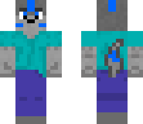 tribal wolf steve -blue-