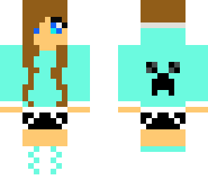 blue girl