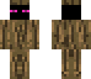 enderman in tree costume