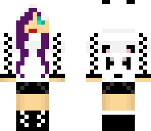 panda emo purple