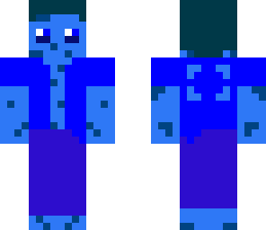 the blue man