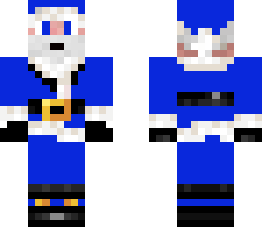 blue santa