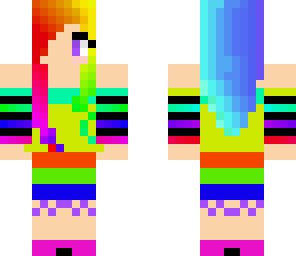 epic rainbow girl techno
