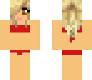 blonde bikini girl