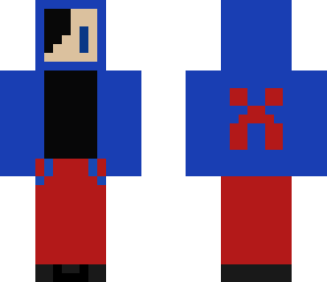 blue creeper hoodie