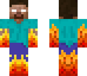flaming herobrine