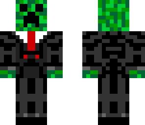 creeper in cool suit