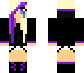 emo girl purple