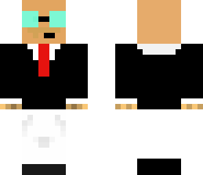 old man in a tux