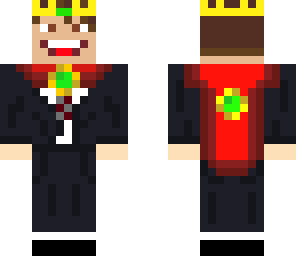 the king in a suit