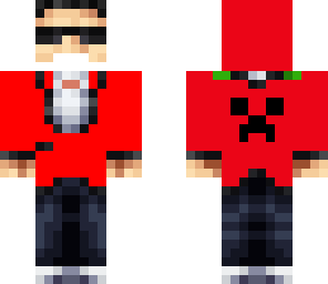 red gangnam style box head creeper