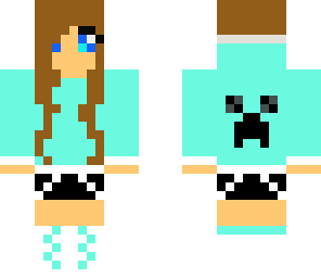 edited blue girl