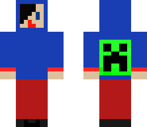 hoodie creeper minecraft kid