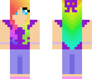 cute rainbow girl