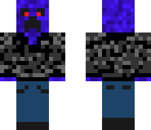 blue creeper in hoodie