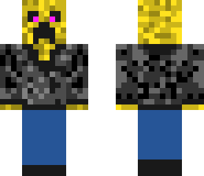 yellow creeper in hoodie
