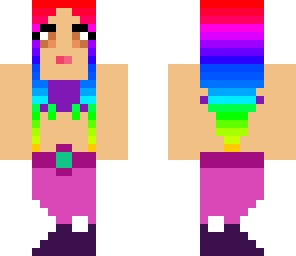 rainbow hair mermaid