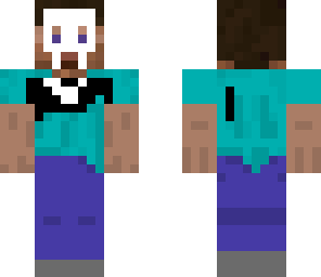 steve with ghost face mask