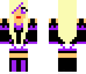 purple dj girl