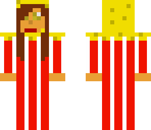 girl popcorn costume