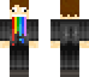 guy barfing rainbows