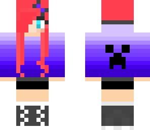 purple creeper girl