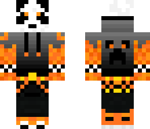 fire hoodie panda 2