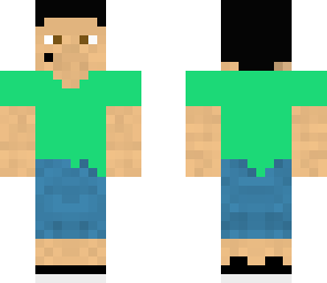 me in a green shirt