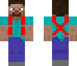 suspender steve - red