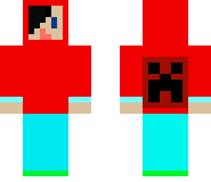 red creeper hoodie