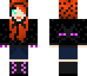 enderman hoodie girl