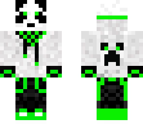 green hoodie panda