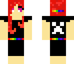 rainbow creeper girl