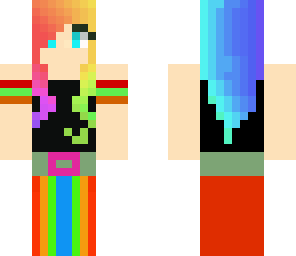 rainbow girl