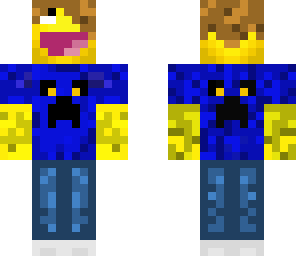 awesome face-blue-creeper-hair