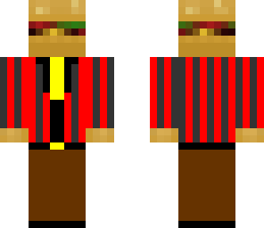 burger with red suit