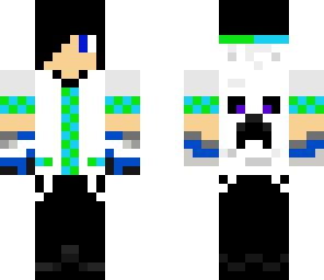 blue and green boy