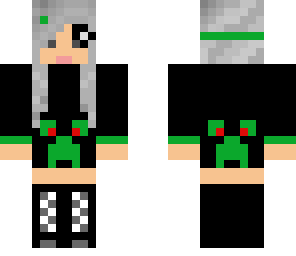 cool goth creeper hood girl