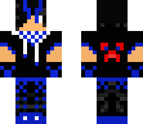hot guy --blue hair streaks--