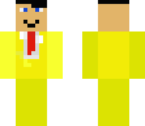 yellow chap in suit