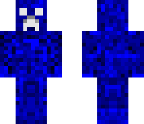 white eyes blue creeper