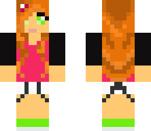 girl in pink