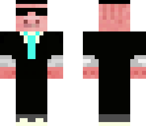 pig with hat and suit much better version