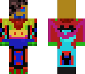 colorful beast man