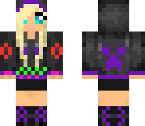 girl with the black jacket