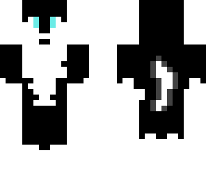 black and white wolf