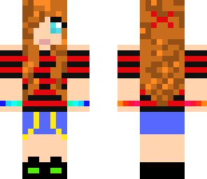 textured ginger haired girl wth rainbow bracelets